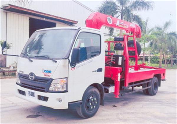 XE CỨU HỘ GIAO THÔNG HINO XZU 730 GẮN CẨU UNIC UR -V345