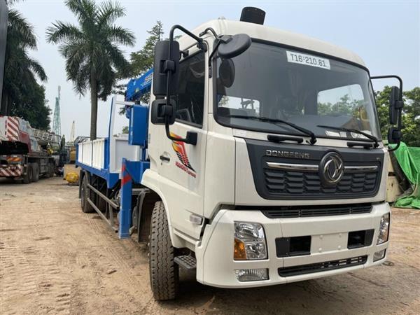 XE TẢI DONGFENG HOÀNG HUY B180 GẮN CẨU XCMG 6 TẤN 5 ĐỐT