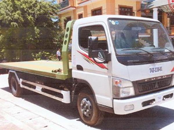 XE CỨU HỘ GIAO THÔNG FUSO SÀN TRƯỢT