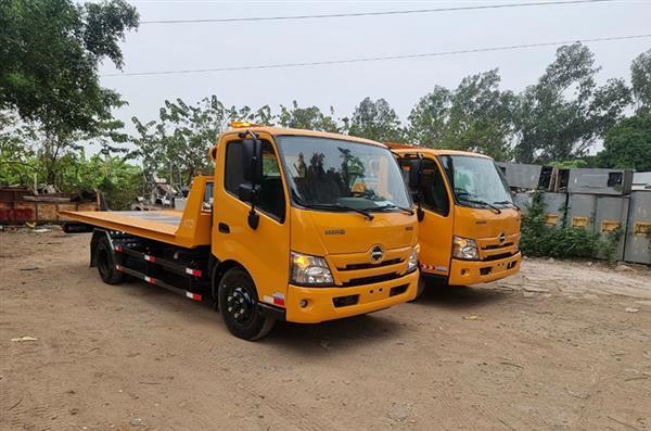 Xe Cứu Hộ HINO XZU720 Sàn Trượt Sát Đất