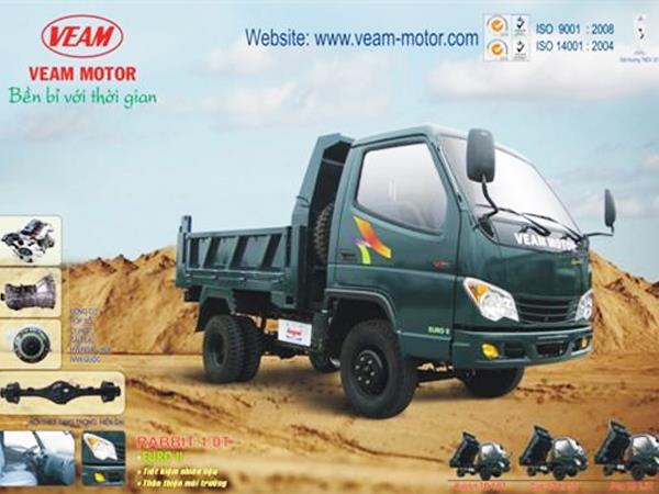 Xe tải ben 990kg veam
