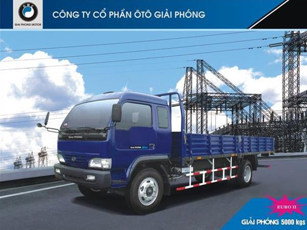 Xe tải thùng 5 tấn giải phóng