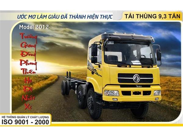 Xe tải thùng Trường Giang 9 tấn 2 dí 1 cầu