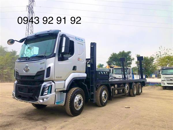 XE NÂNG ĐẦU CHENGLONG 5 CHÂN HẢI ÂU NÓC THẤP CHỞ MÁY CÔNG TRÌNH